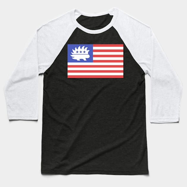 Funny United States Election Libertarian Party Baseball T-Shirt by Wizardmode